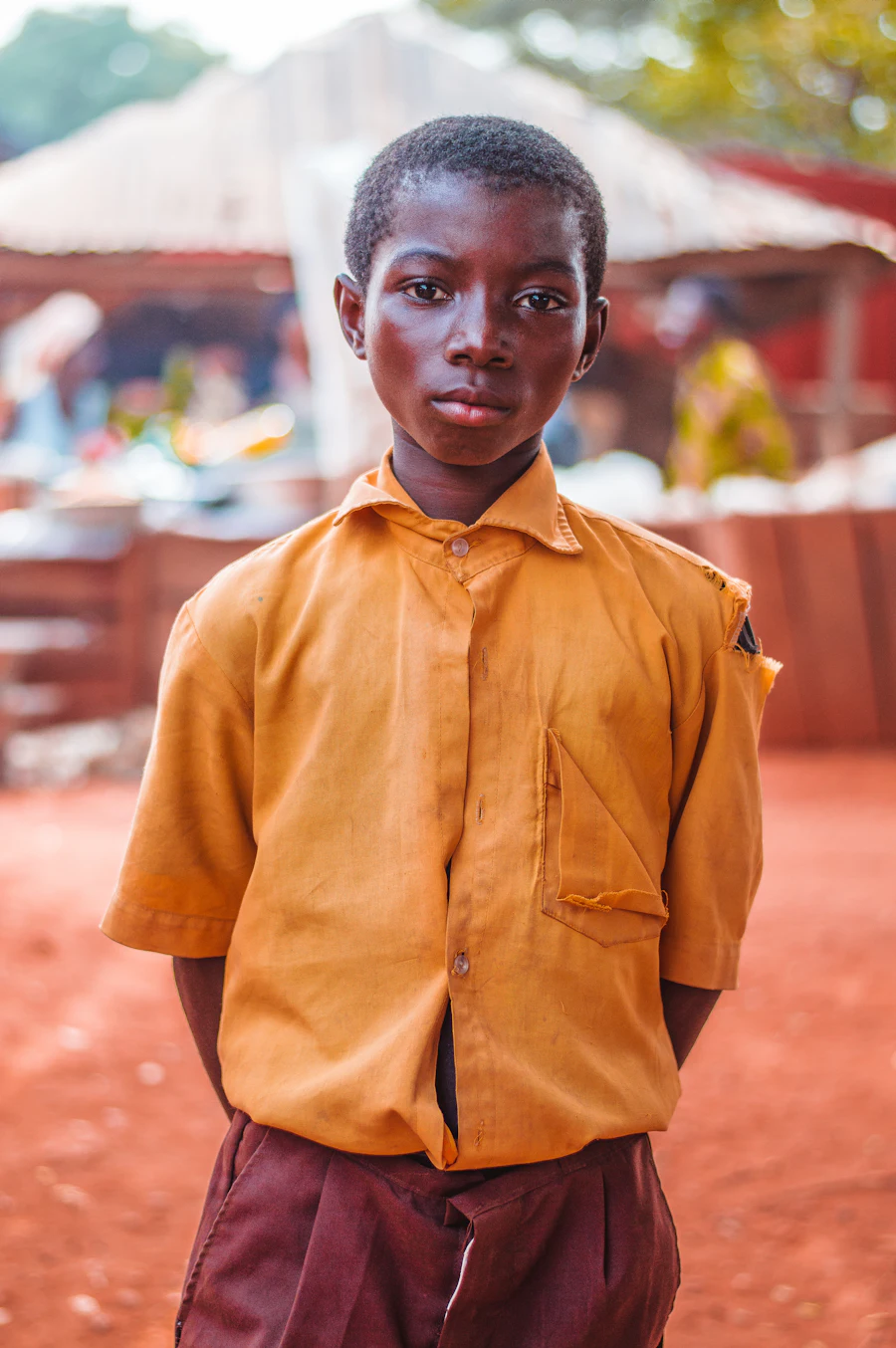 Portrait of a young student